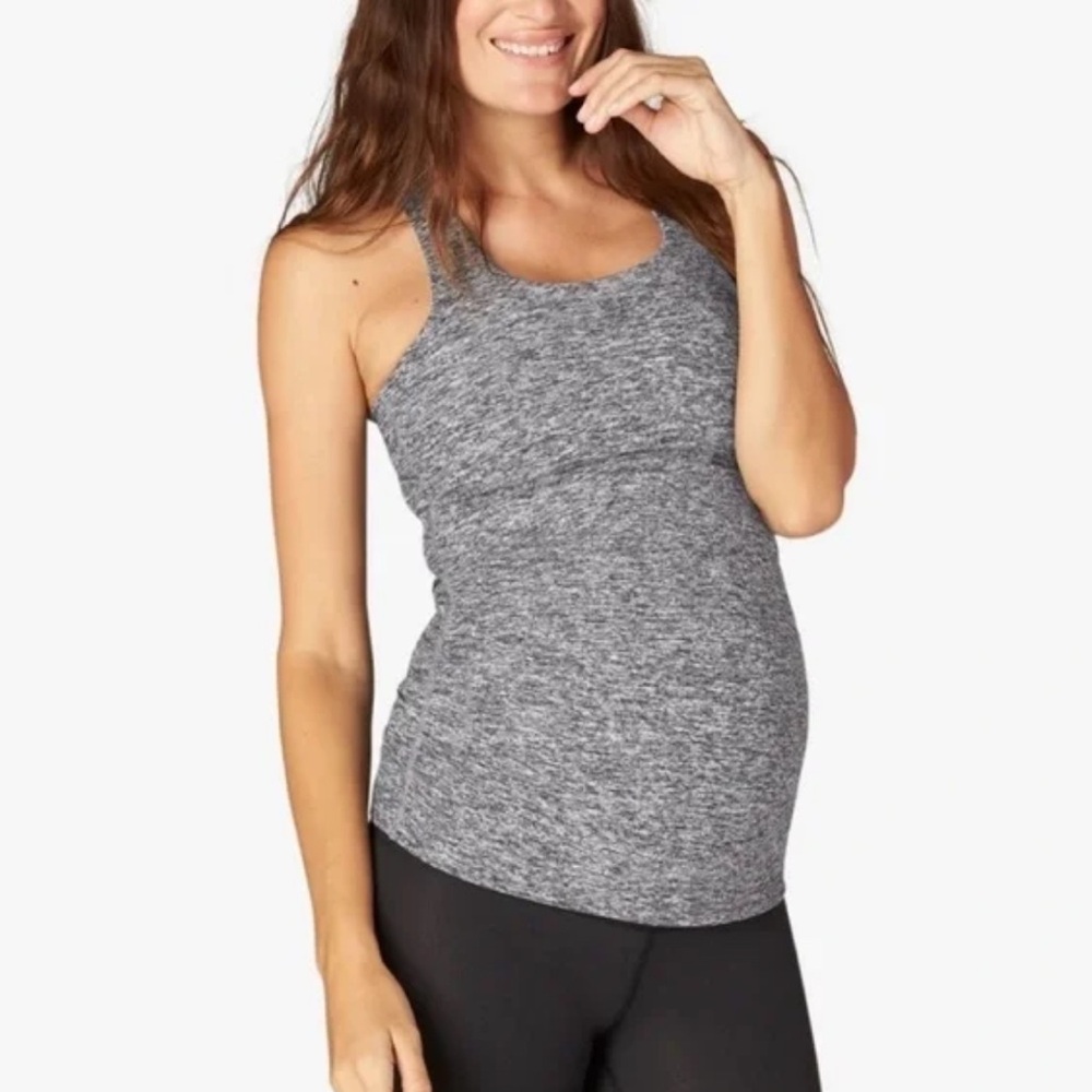 Beyond The Bump Beyond Yoga Spacedye Bases Covered Maternity Tank